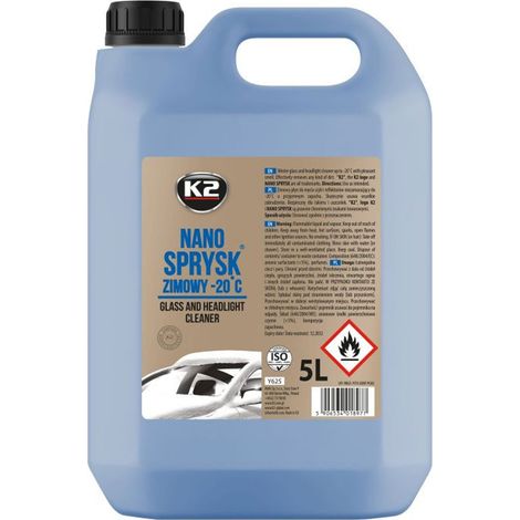 018977 K2 Y625 Nano Winter Spray Scheibenwaschflüssigkeit -20°C 5l