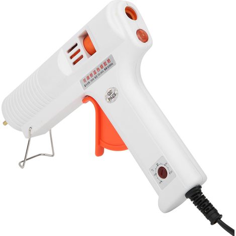 Pistolet à colle chaude à température constante réglable pour réparations domestiques et bricolage, 150 W AC100-240 V, blanc HL F (prise UE) (1/5)