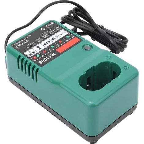 Chargeur de batterie pour perceuse MT1008 Chargeur de batterie universel pour perceuse électrique 7.2 / 9.6 / 12 / 14.4 / 18V Prise (1/4)
