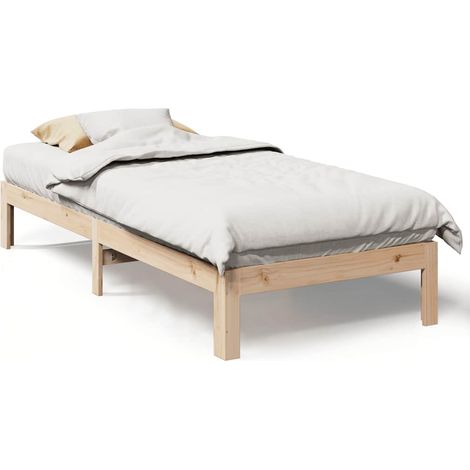 Maison Exclusive - Giroletto senza Materasso 90x200 cm in Legno Massello di Pino