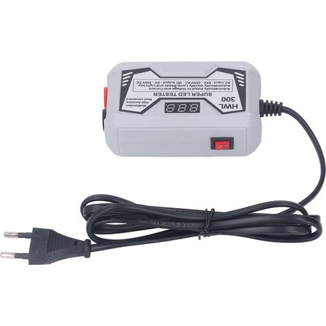 Universeller LED-Tester 85–265 V, EU-Stecker, TV-Hintergrundbeleuchtungsleiste, Fehlersuch- und Reparaturwerkzeug, Testlampe, Grau, 3 Pins (1/5)