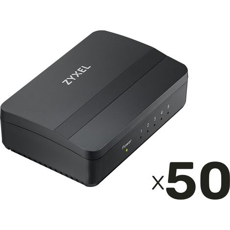 Switch de bureau ZYXEL GS105S v2 – Lot de 50 (1/5)