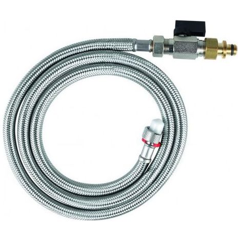 2m(78-Inch) Tuyau de Douche Flexible Doré Anti-pli en Acier Inoxydable avec Connecteur en Laiton Massif