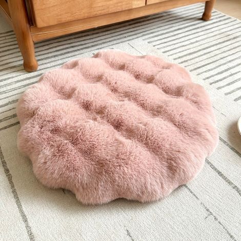 Coussin de méditation rond, rose, diamètre 45 cm Coussin de méditation 1 tatami, coussin de tabouret (1/5)