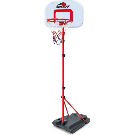 Canestro da Basket Altezza 162 cm con Piantana Palla e Pompa di Gonfiaggio (1/3)
