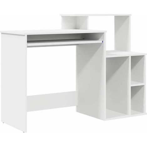 Maison Exclusive - Scrivania Bianco 120,5 x 44 x 88,5 cm Legno multistrato