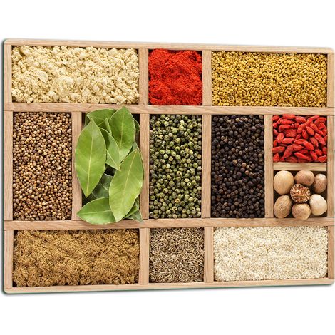 Tablero de corte de placa de vidrio 52x40 especias (1/5)