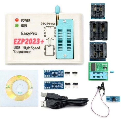 Programmateur SPI Flash Haute Vitesse Prise En Charge 24 25 93 95 EEPROM Bios 25T80 Gravure Copie Hors Ligne (1/4)