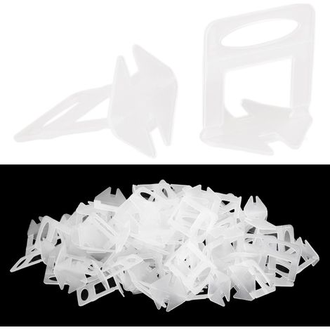 500 Pièces Croisillon Carrelage Autonivelant 1,5 mm, Système Nivellement Carrelage PVC pour Carreaux 6-15 Mm, Clips Pose Sol Mur, Joint Régulier (1/5)