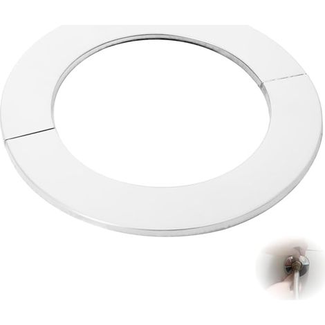 Chimney Rosette 100 mm Wall Mounted Stainless Steel Pipe Rosette 100 mm Diameter 101 x 150 x 5 mm Heat Resistant for Boilers (1/5)