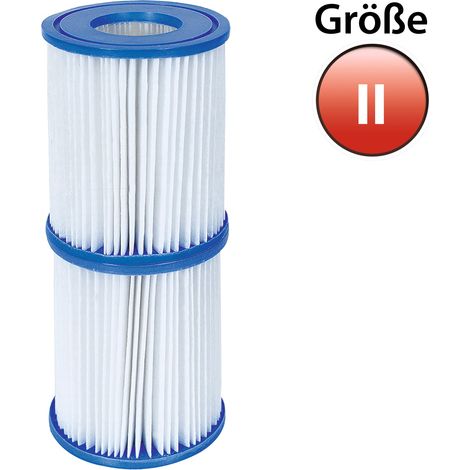 Bestway Filterkartuschen Gr.II Ø10,6 cm x H13,6 cm 2er Set , 58094