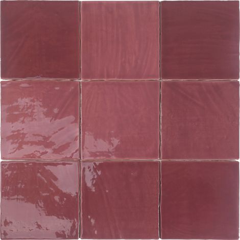 DUNE 188252 TABARCA Granate 15x15 cm - Medida: Caja 0,9M2 - ref: 188252