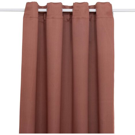Verdunkelnder Vorhang Odelie terracotta 135x240cm - Atmosphera créateur d'intérieur