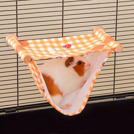 Comfortable Bird Cage Hammock, Large Space Double Pet Rest Bed for Birds Jumping & Playing