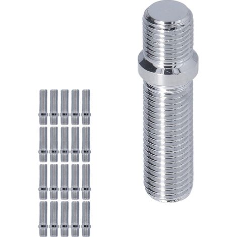 20 Stück Radbolzenadapter, 50 mm Schaft, 33 mm Umrüstung, passend für Mercedes-Benz M12x1,5 auf M12x1,5 (1/5)