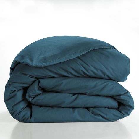 Housse de Couette 240 x 220 cm Lina Bleu 100% Coton (1/3)