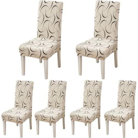 Chair covers, dining room chair covers, 4-6 pieces, stretchable chair covers for modern weddings, hotels and restaurant decoration