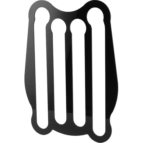Rangement capsules café noir acrylique mural sous meuble vertical horizontal 26 logements (1/5)