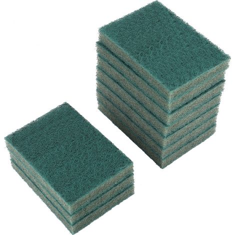 10 paños de cocina, almohadillas de limpieza, rectangulares, suaves, para platos, hogar, restaurante. (1/5)