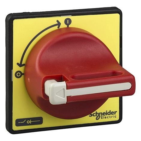 Mando giratorio frontal maneta roja-3 candados KCF1PF de Schneider (1/3)