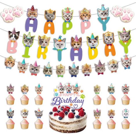 KLVGTIFS PU - Fête des animaux Decoration Anniversaire,Service de table d'anniversaire sur le thème des Animal,Fête Assiettes en carton Serviette (1/5)