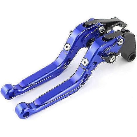 Leviers de frein et d'embrayage réglables CNC en aluminium (bleu) pour moto Honda CBR 900RR, CBR 900RR Fireblade, CBR929RR, CBR 929RR (2000-2001). (1/5)