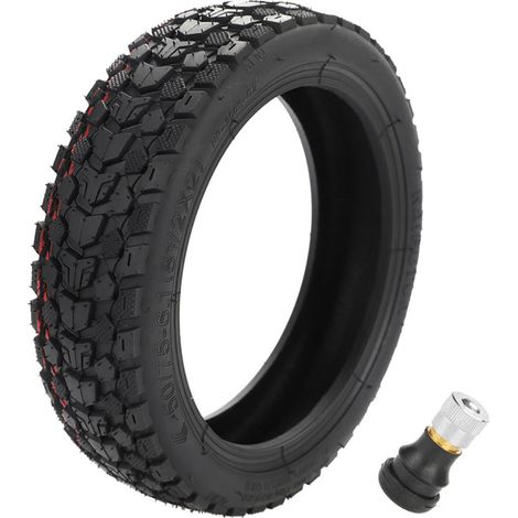 Pneu tubeless 8,5 pouces 50/75-6.1 (8 1/2 x 2) pour trottinette électrique tout-terrain, pneu anti-explosion antidérapant avec embout. (1/5)