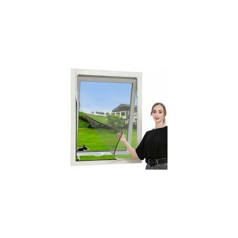 Mosquitera magnética recortable de 150 x 175 cm – Malla de alta densidad, ignífuga e impermeable – Instalación sin taladros – Fácil de lavar