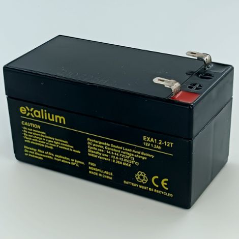 Batterie plomb Exalium 12V 1.2Ah EXA1.2-12T