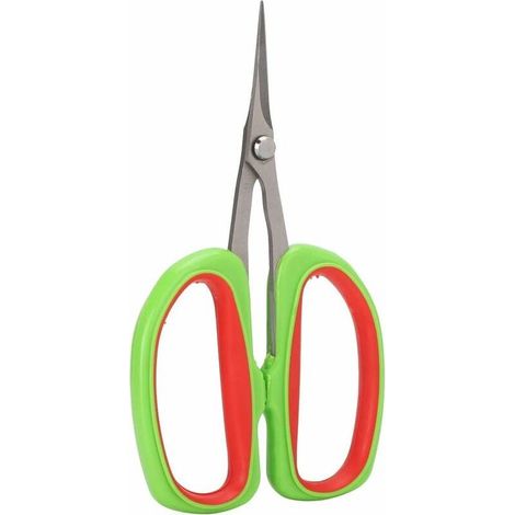 1 paire sécateur acier inoxydable, lame précise pour taille raisin et arbres fruitiers, poignée ergonomique anti-dérapante, usage jardin et bonsaï (1/5)