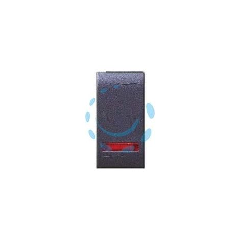 PULSANTE UNIPOLARE LUMINOSO "ONDA" - 16A 250V (7706.1)