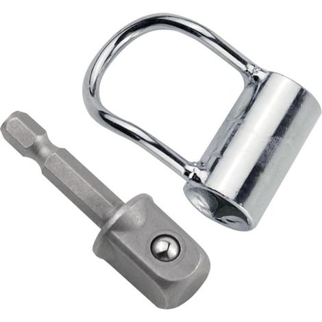 Clé à robinet coudée multifonction en acier allié, adaptée aux tuyaux de 1/2 pouce et 3/4 de pouce (1/5)