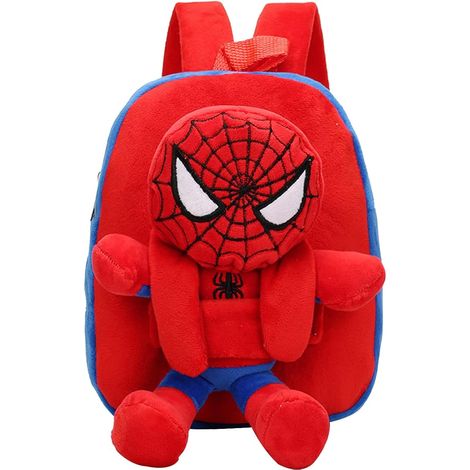 Sac à dos Spider Man en peluche pour enfant voyage et loisirs pour garçon et fille un à trois ans accessoire (1/5)