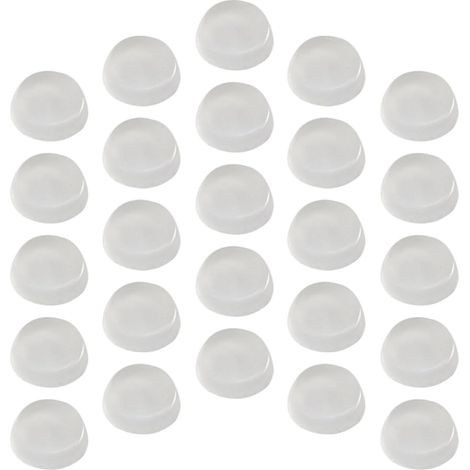 64 Pieces Transparent Protection Dampening Adhesive Silicone Stoppers (1/5)