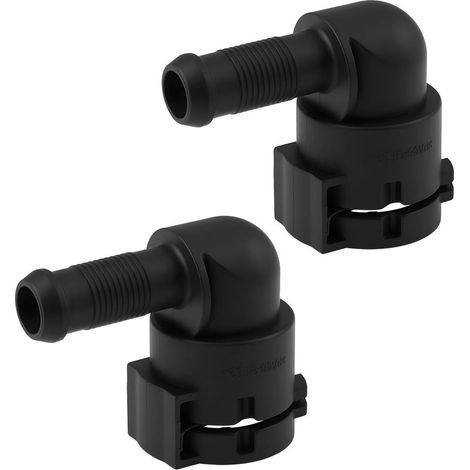 2 Pcs PS3 NW8-90 10mm Fuel Line Quick Connector 90 Degree Connector (1/5)