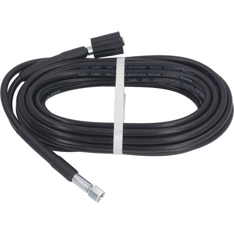 10m High Pressure Washer Hose PVC Rubber Explosion Proof Pipe Flexible Water Tube for Car Cleaning M22x1.5mm‑14mm Concave Brim Type (1/4)