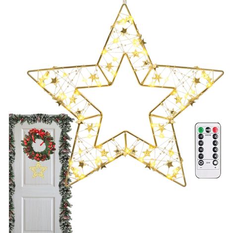 Lumières de Noël pour fenêtre intérieure, 8 modes, (1/5)