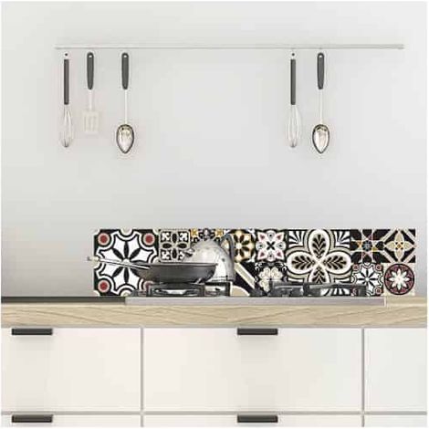Crédence cuisine adhésive autocollante BROWNSHADE - 120 x 25 cm
