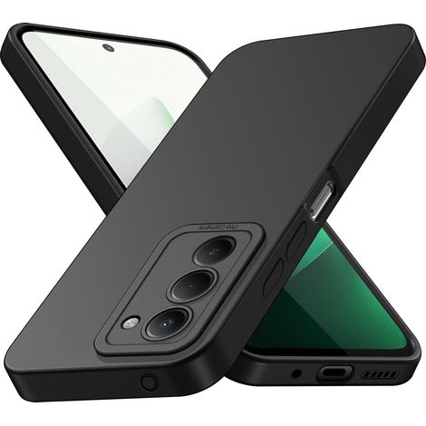 Coque pour Xiaomi Redmi 15, Housse Etui de Protection en Silicone Souple, Cover Antichoc avec Protege de Camera, Pochette Compatible avec TPU (Noir, Redmi15) (1/5)