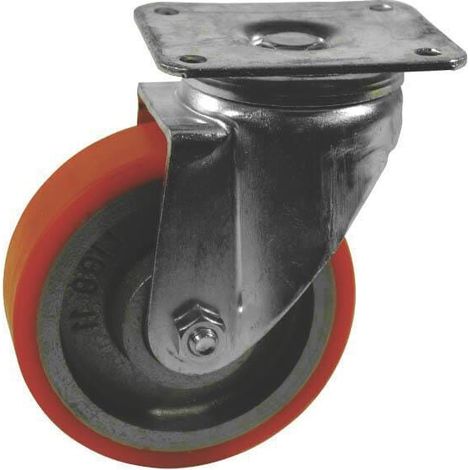 Lenkrolle + Kugell.150x50mm Durchmesser150x50mm Plattenaufnahme: 140x110mm Belastung: 600kg Ro-Carr RO-CARR WH70015050