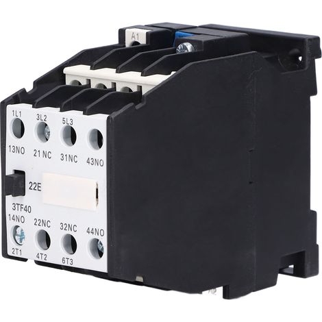 Modulares Schütz 220 V 50 Hz 9 A 2 Öffner + 2 Schließer DIN-Schienenzubehör für automatische Steuerung (1/5)