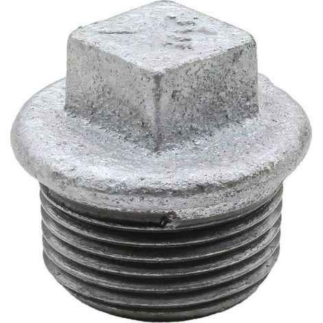Bouchon Mâle - Acier Galvanisé - Filetage BSP 2 1/2 Pouces (66/76) - Pour Plomberie Et Pompage - 1 Pièce