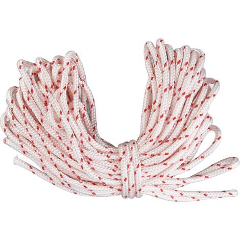 Corde de Démarreur, Démarreur de Recul en Nylon 10M pour Corde à Tirer, Coupe-fil, Brosse, Tondeuse à Gazon pour Tronçonneuse Stihl (4,5 mm) (1/5)