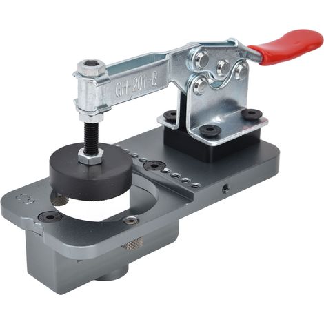 Poinçon de Guidage pour Charnières 35mm, Gabarit de Perçage Réglable pour Portes en Bois, Outil de Menuiserie