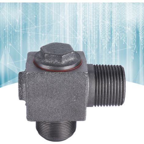 Soupape anti-retour en fonte 90° 10mm pour compresseur à air, pièces de rechange compresseur (1/5)