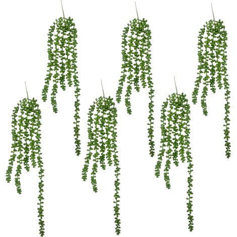 Pack of 6 x 70cm Artificial String of Hanging Pearls (1/4)