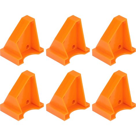 Lot de 20 cales de pose pour sol en ABS, écartements 1/4po 1/2po, outil de pose pour parquet et lame flottante, coloris orange (1/5)