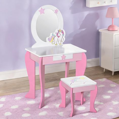 Lit enfant rose en bois 49 x 34 x 90 cm (1/5)