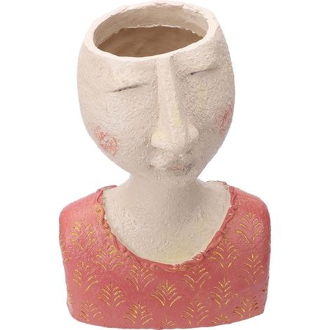 Vase rustique en résine pour compositions florales, décoration de table printanière, ornement de ferme pour intérieur