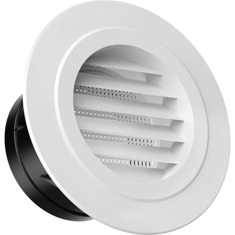 100mm Bouche de Ventilation avecrille de Protection - ABS (ø100mm) (1/4)